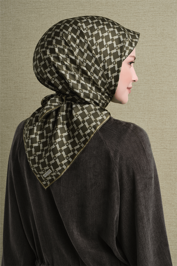 Armine Saf İpek Twill Eşarp 9636D 81