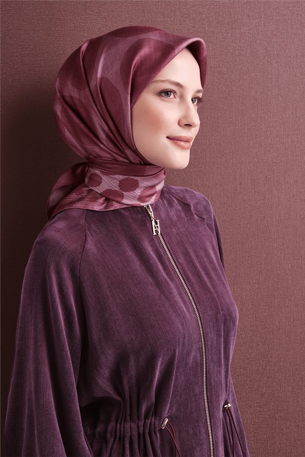 Armine Saf İpek Twill Eşarp 9637D 85