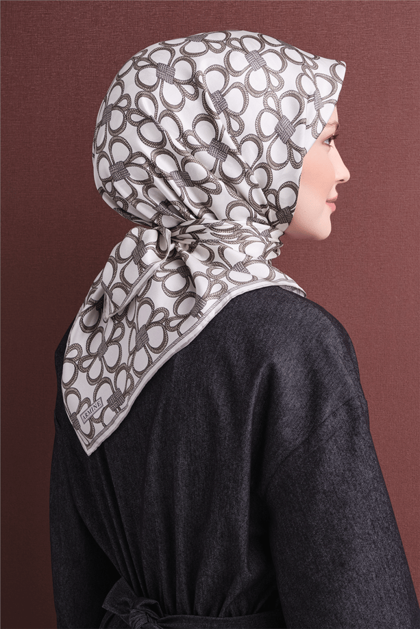 Armine Saf İpek Twill Eşarp 9638D 87