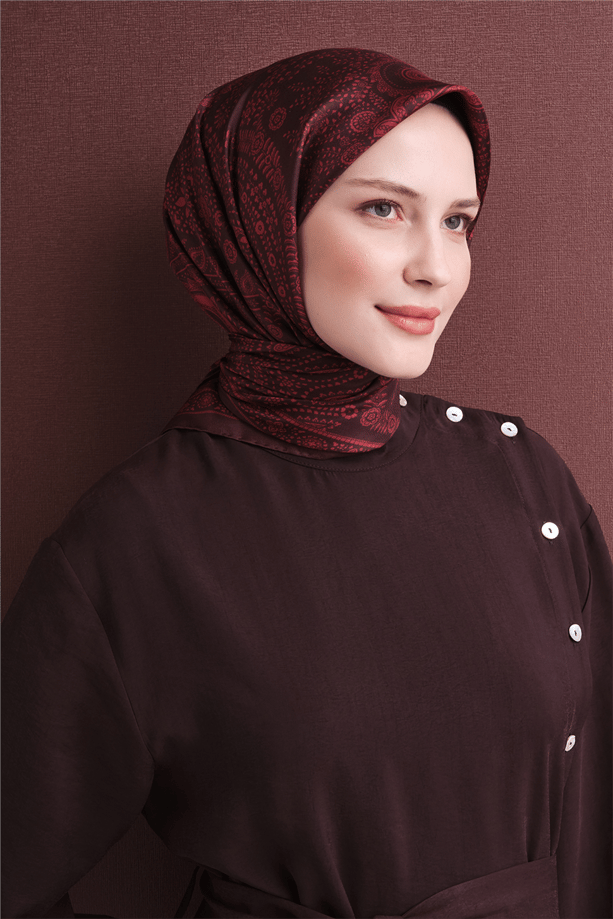 Armine Saf İpek Twill Eşarp 9640D 33