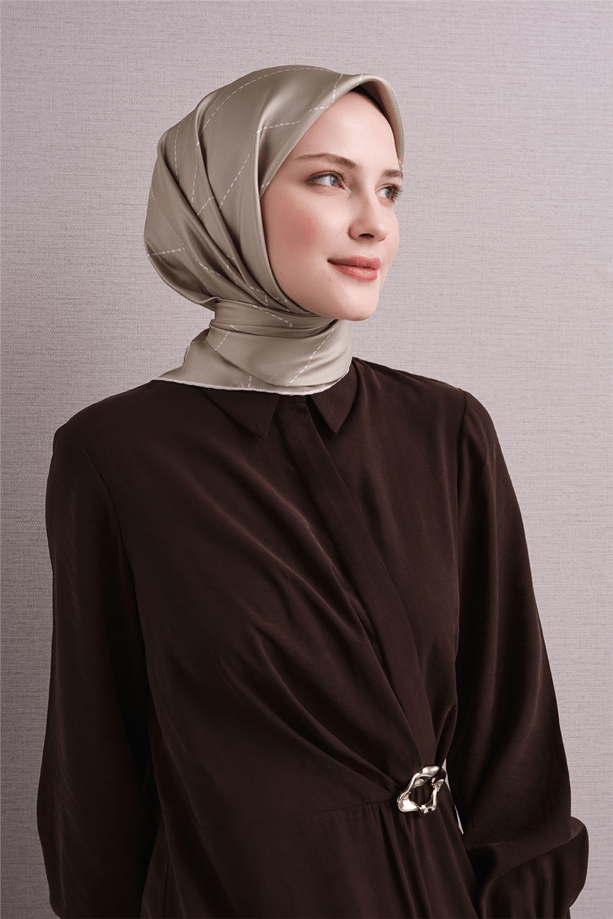 Armine Saf İpek Twill Eşarp 9642D 35