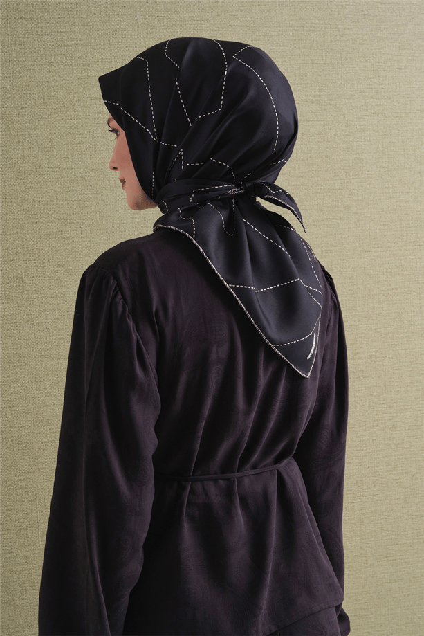 Armine Saf İpek Twill Eşarp 9642D 39