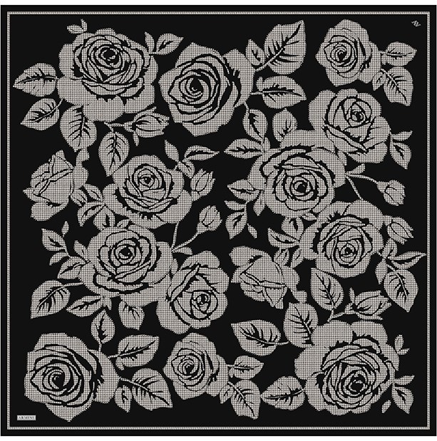 Armine Saf İpek Twill Eşarp 9645D 50 