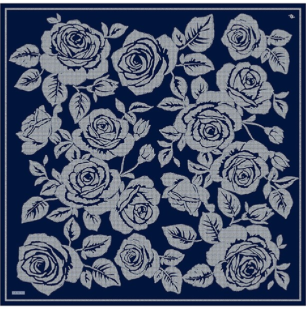 Armine Saf İpek Twill Eşarp 9645D 51 