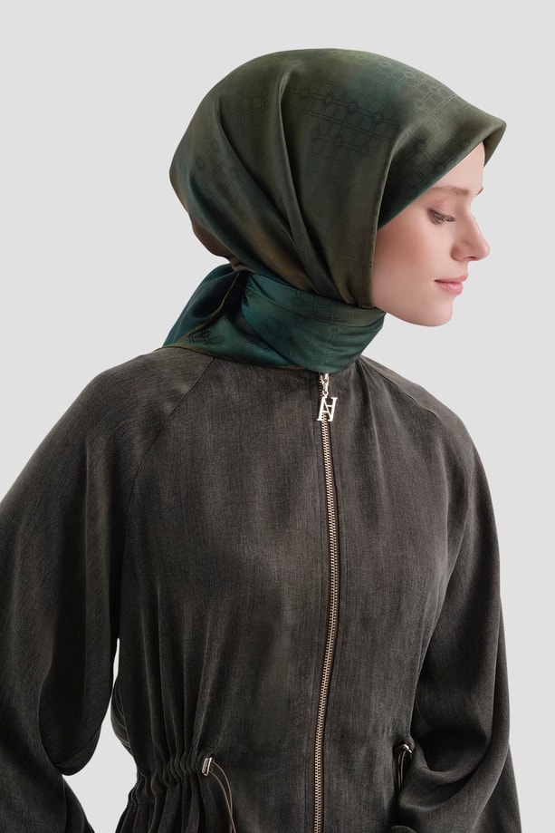 Armine Jakarlı İpek Eşarp 9647D 06 