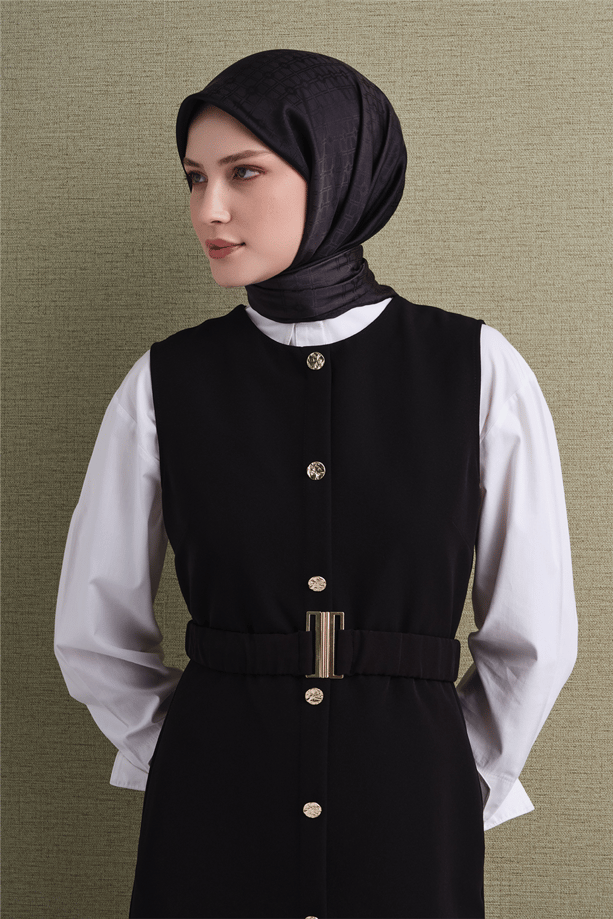 Armine Jakarlı İpek Eşarp 9647D 50