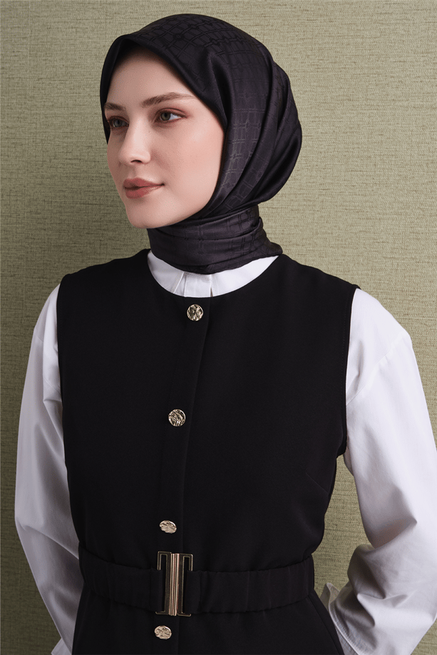 Armine Jakarlı İpek Eşarp 9647D 50