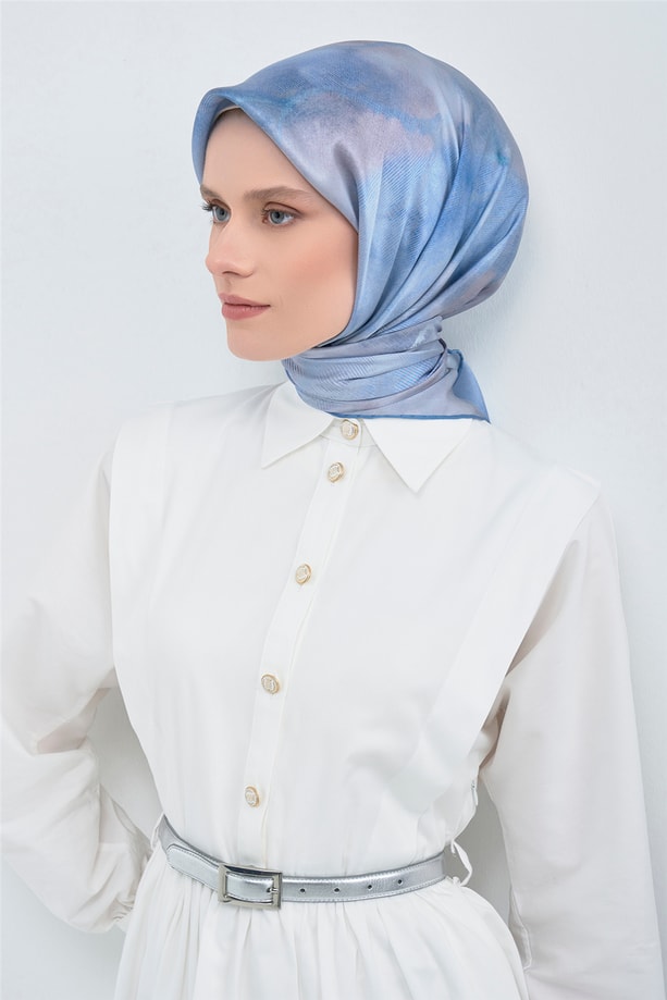 Armine  Saf İpek Twill Eşarp 9501D 04
