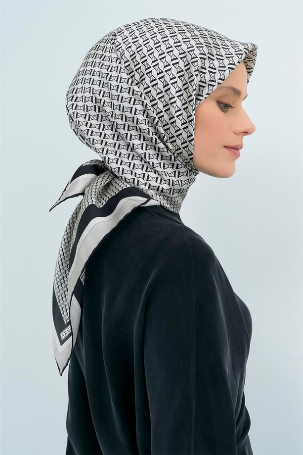 Armine  Saf İpek Twill Eşarp 9502D 05