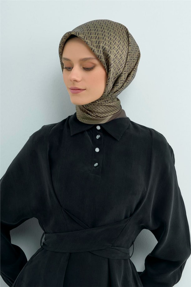 Armine  Saf İpek Twill Eşarp 9502D 55
