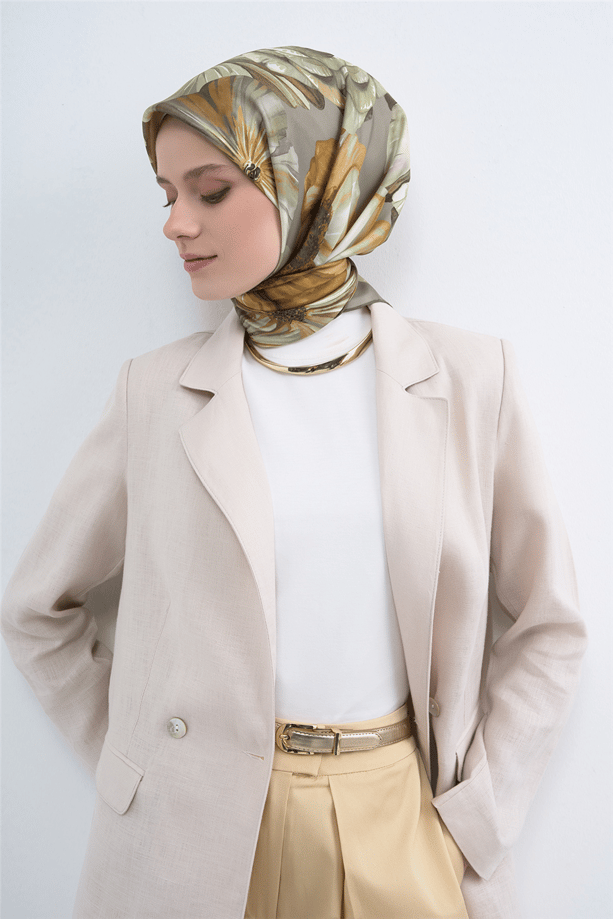 Armine  Saf İpek Sura Eşarp 9503D 05