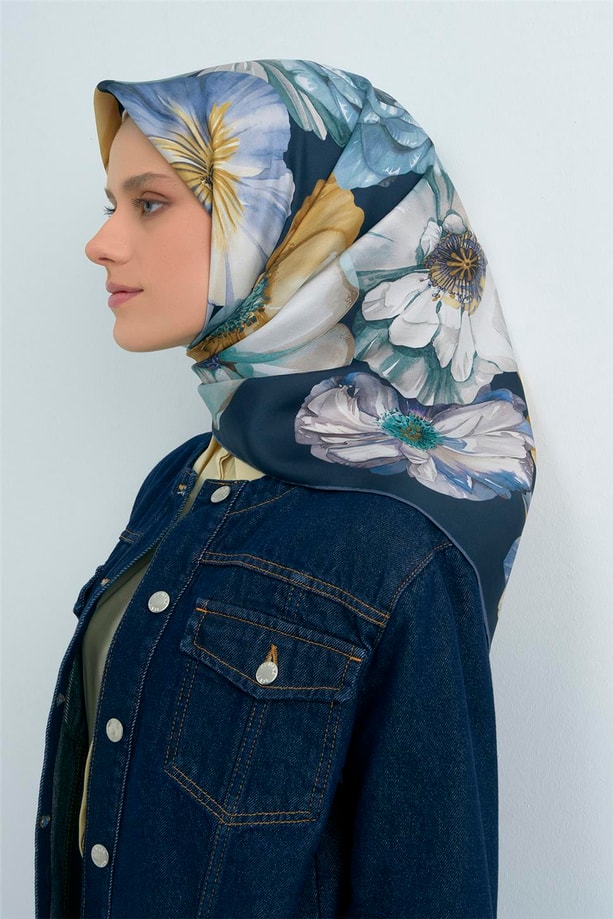 Armine  Saf İpek Twill Eşarp 9503D 82