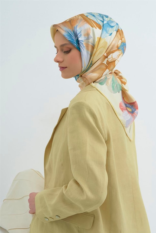 Armine  Saf İpek Twill Eşarp 9503D 86