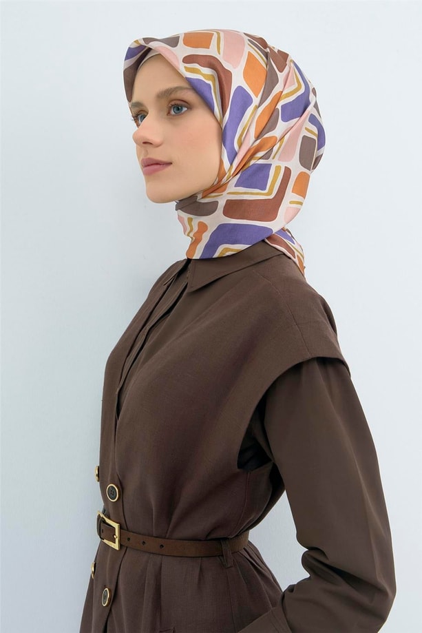 Armine  Saf İpek Twill Eşarp 9504D 31