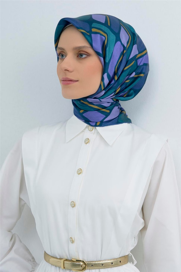 Armine  Saf İpek Twill Eşarp 9504D 50