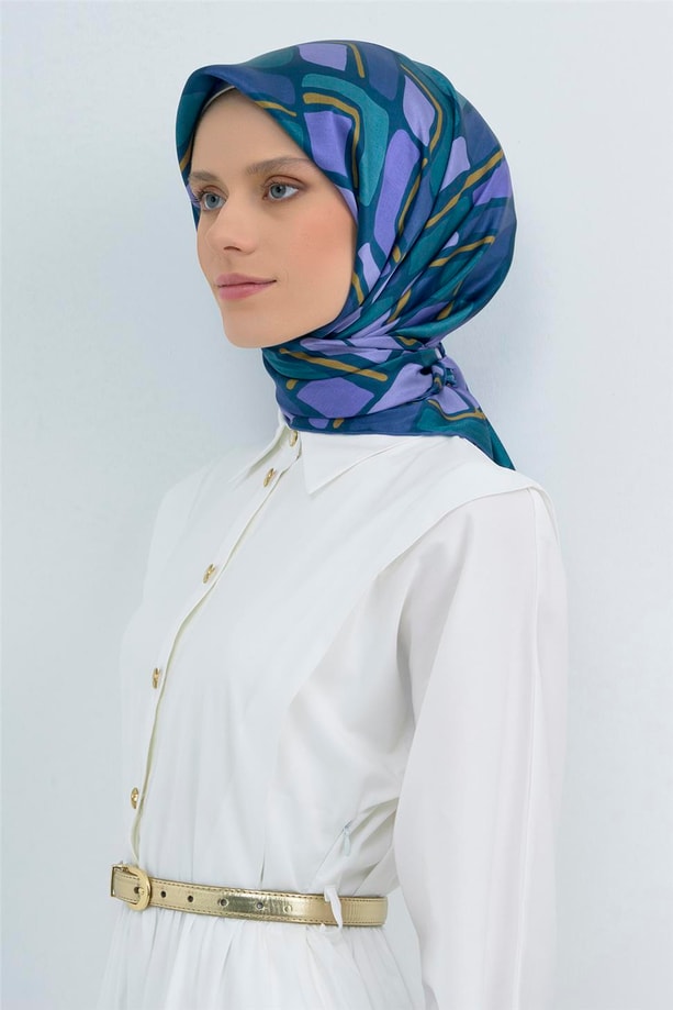 Armine  Saf İpek Twill Eşarp 9504D 50