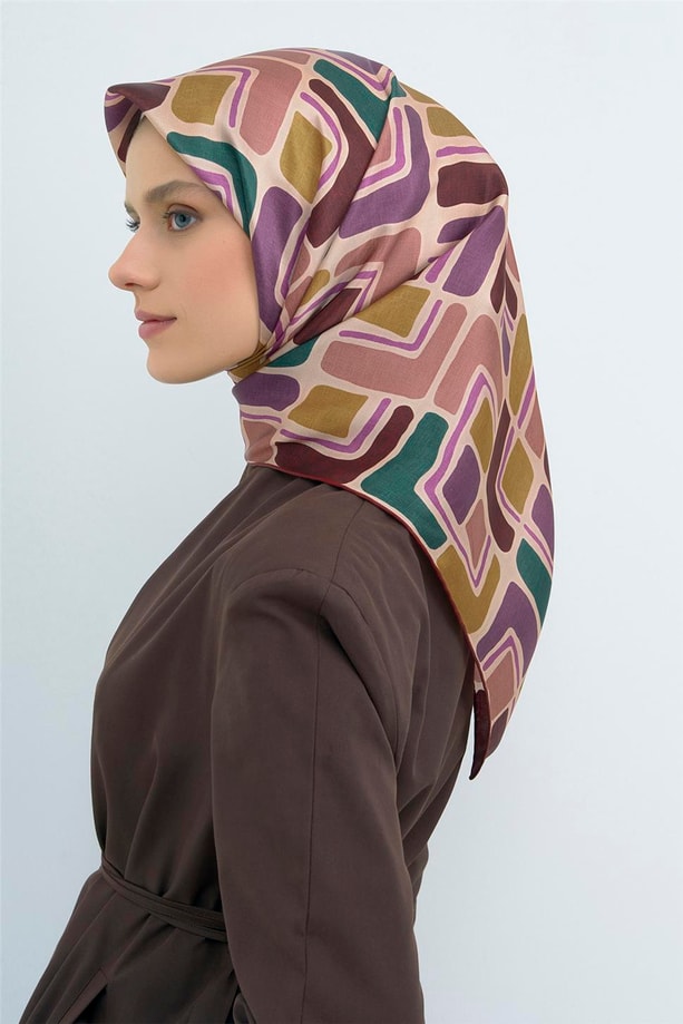 Armine  Saf İpek Twill Eşarp 9504D 83