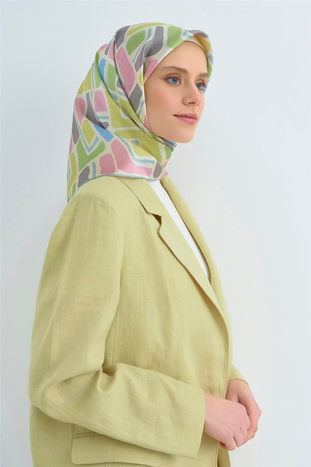Armine  Saf İpek Twill Eşarp 9504D 85