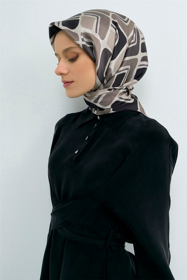 Armine  Saf İpek Twill Eşarp 9504D 87