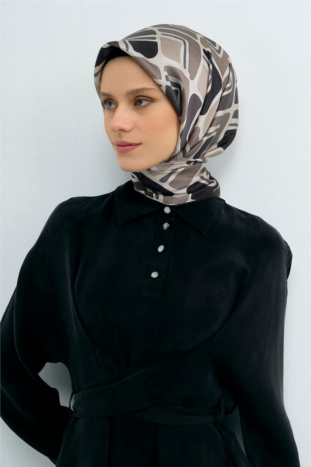 Armine  Saf İpek Twill Eşarp 9504D 87