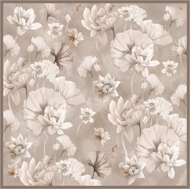 Armine  Saf İpek Twill Eşarp 9505D 85