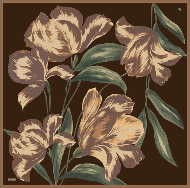 Armine  Saf İpek Twill Eşarp 9506D 07