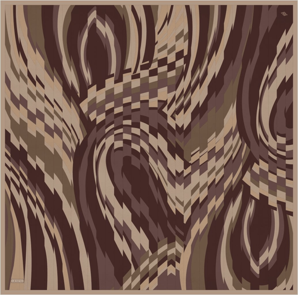 Armine  Saf İpek Twill Eşarp 9507D 02