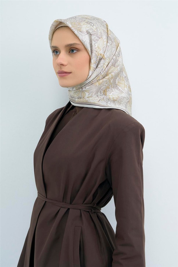 Armine  Saf İpek Twill Eşarp 9508D 54