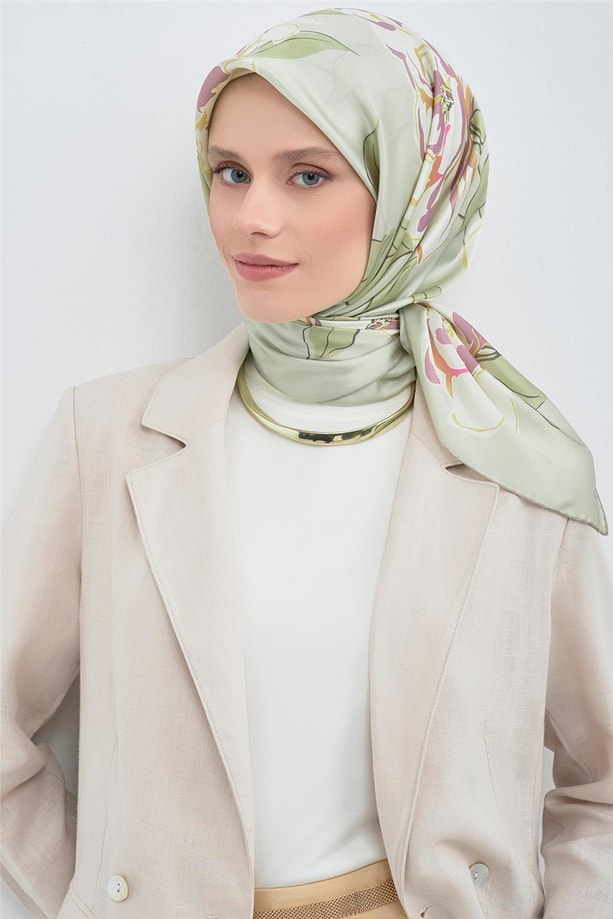 Armine  Saf İpek Twill Eşarp 9509D 33