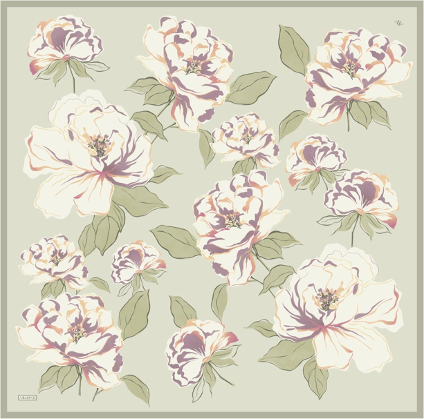 Armine  Saf İpek Twill Eşarp 9509D 33