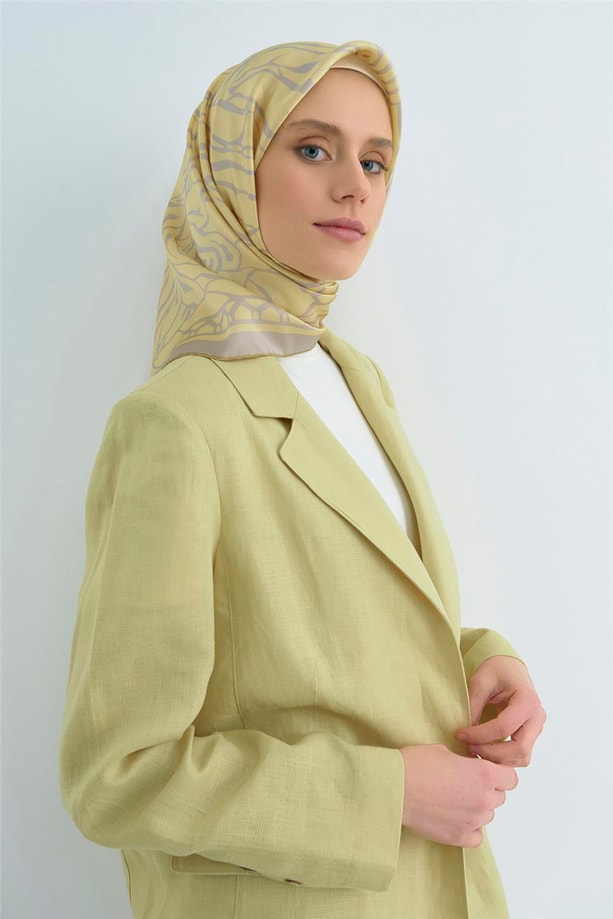 Armine  Saf İpek Twill Eşarp 9511D 34