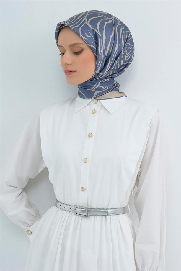 Armine  Saf İpek Twill Eşarp 9511D 58