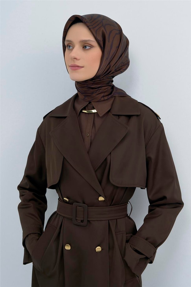 Armine  Saf İpek Twill Eşarp 9511D 80
