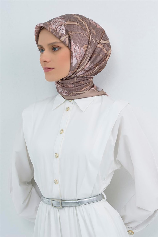 Armine  Saf İpek Twill Eşarp 9512D 06