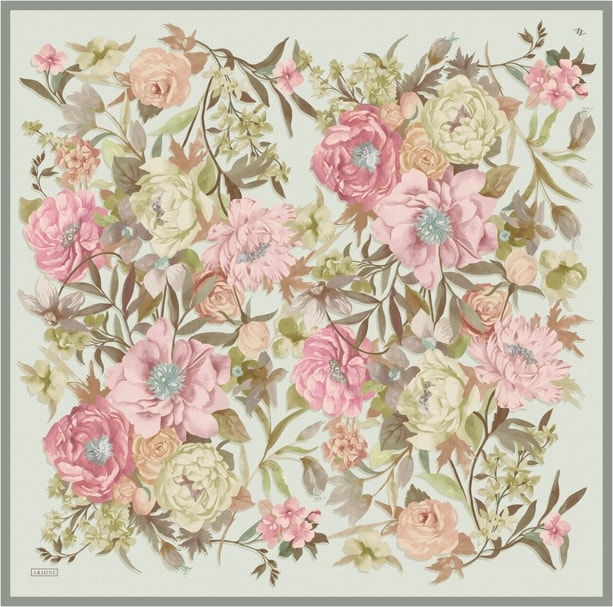 Armine  Saf İpek Twill Eşarp 9516D 38