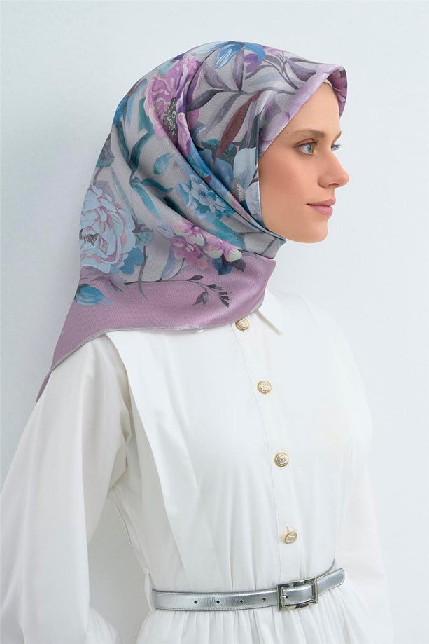 Armine  Saf İpek Twill Eşarp 9516D 82