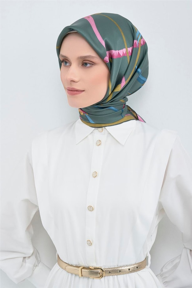 Armine  Saf İpek Twill Eşarp 9517D 50