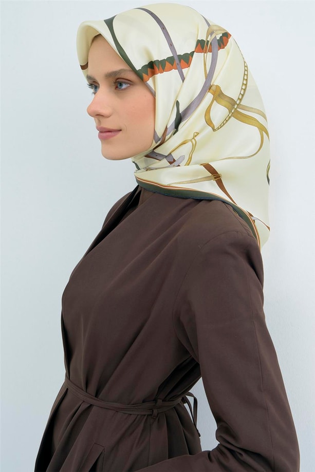 Armine  Saf İpek Twill Eşarp 9517D 82