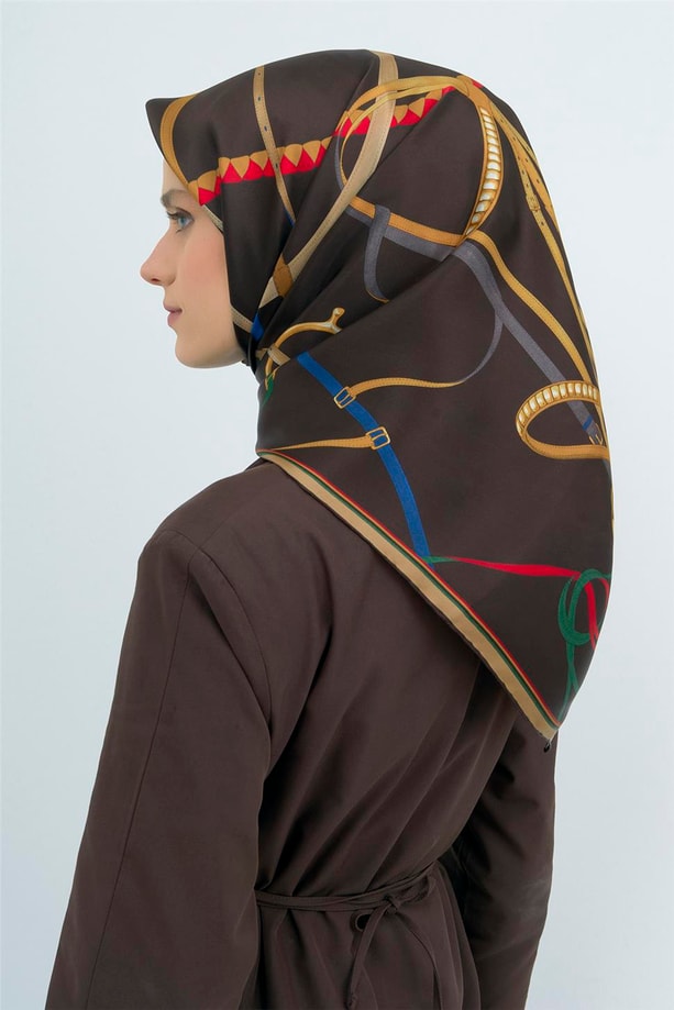Armine  Saf İpek Twill Eşarp 9517D 84