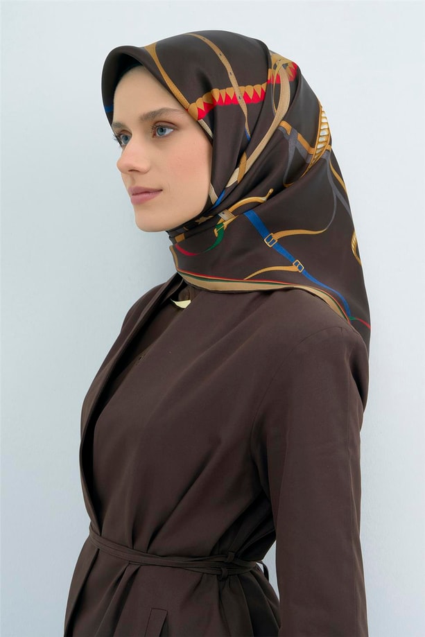 Armine  Saf İpek Twill Eşarp 9517D 84