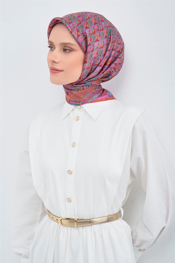 Armine Saf İpek Sura Eşarp 9518D 81