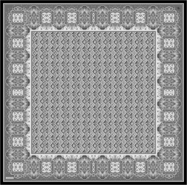 Armine  Saf İpek Twill Eşarp 9518D 01