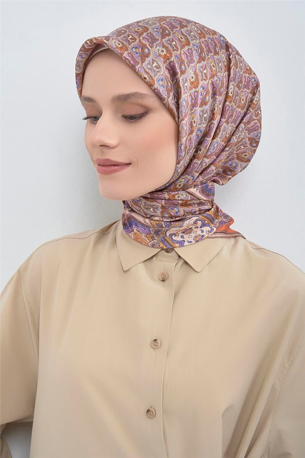 Armine  Saf İpek Twill Eşarp 9518D 34