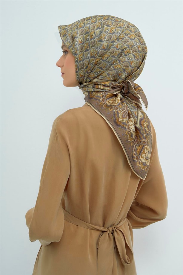 Armine  Saf İpek Twill Eşarp 9518D 35