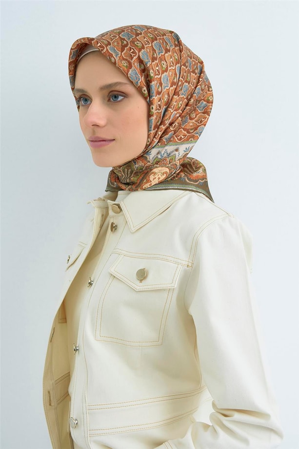 Armine  Saf İpek Twill Eşarp 9518D 51