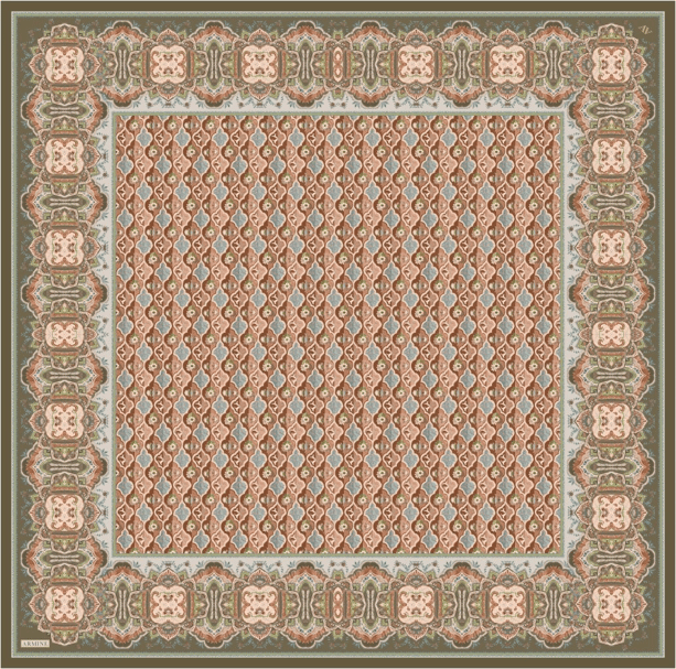 Armine  Saf İpek Twill Eşarp 9518D 51