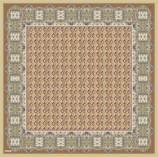 Armine  Saf İpek Twill Eşarp 9518D 52