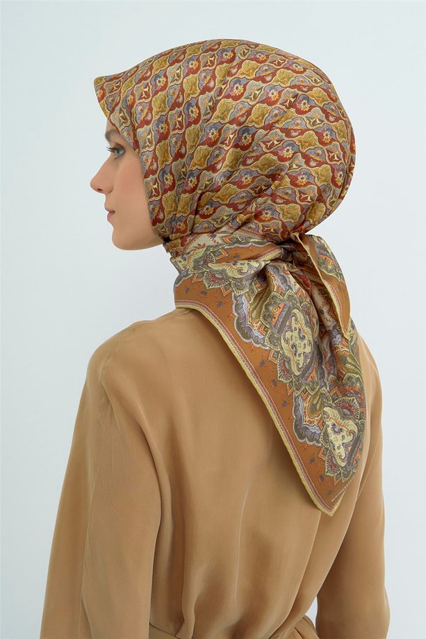 Armine  Saf İpek Twill Eşarp 9518D 52