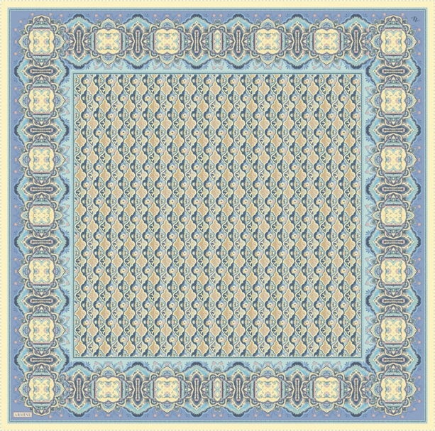 Armine  Saf İpek Twill Eşarp 9518D 82