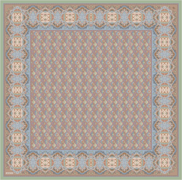 Armine  Saf İpek Twill Eşarp 9518D 83